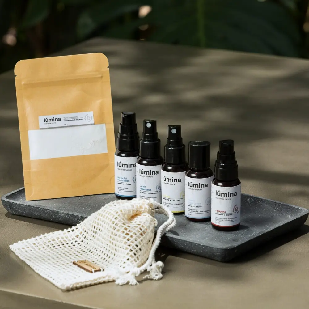 Set cuidado natural piel grasa chico